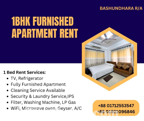 Hiring A Furnished One-Bedroom Apartment In Bashundhara R/A